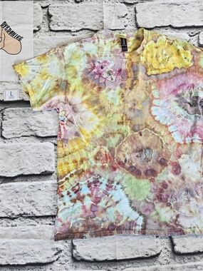 Tie-Dye Short Sleeve Men Tee - Multicolor